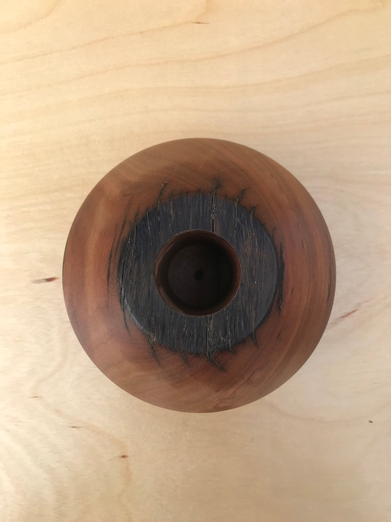 ZIG WOOD BUD VASE - PETIT | RECLAIMED BLACK WALNUT