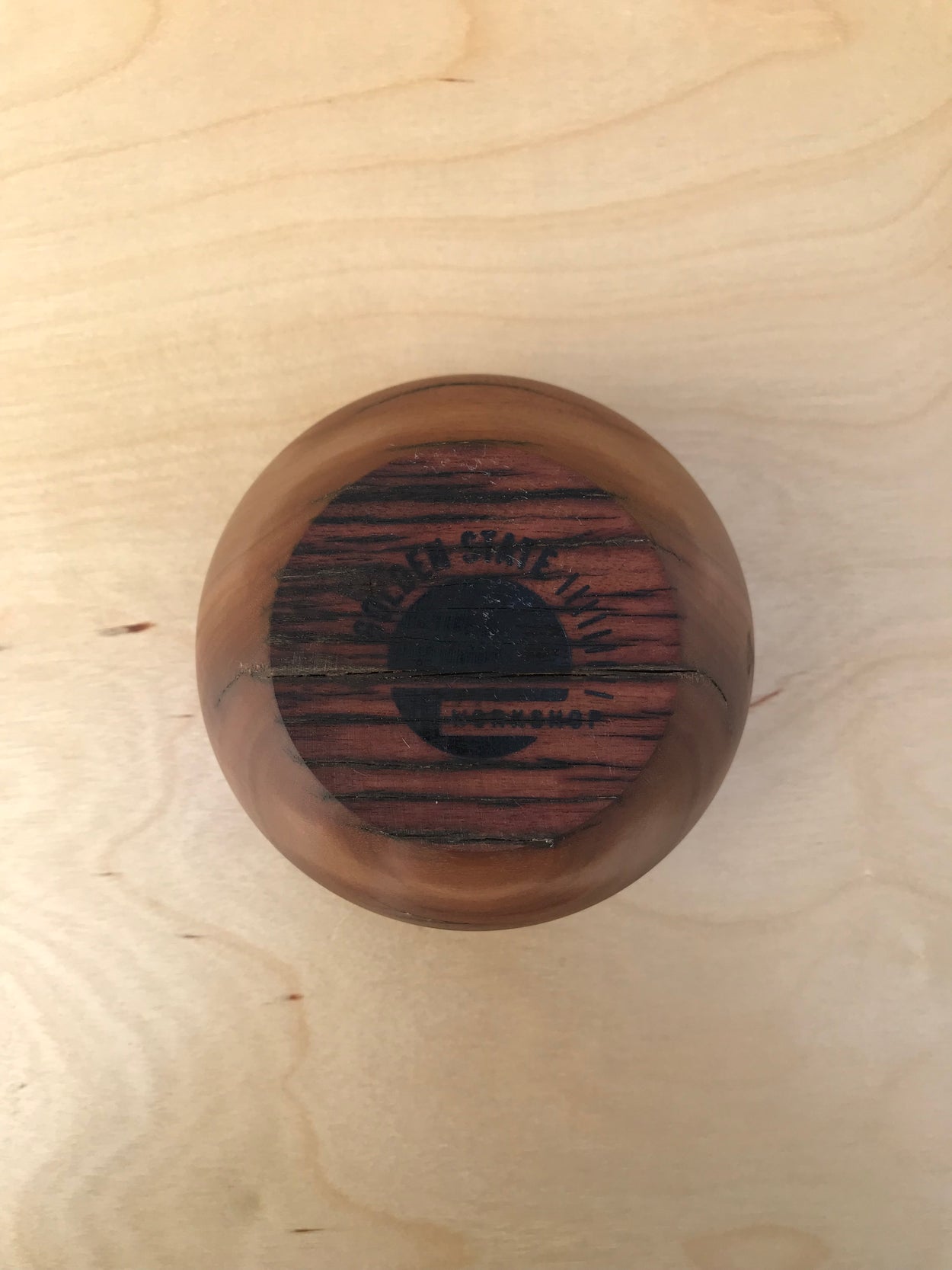 ZIG WOOD BUD VASE - PETIT | RECLAIMED BLACK WALNUT