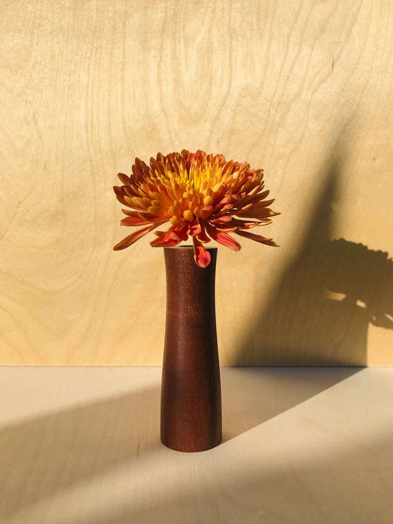 DELGADO WOOD BUD VASE - PETIT | AFRICAN SAPELE