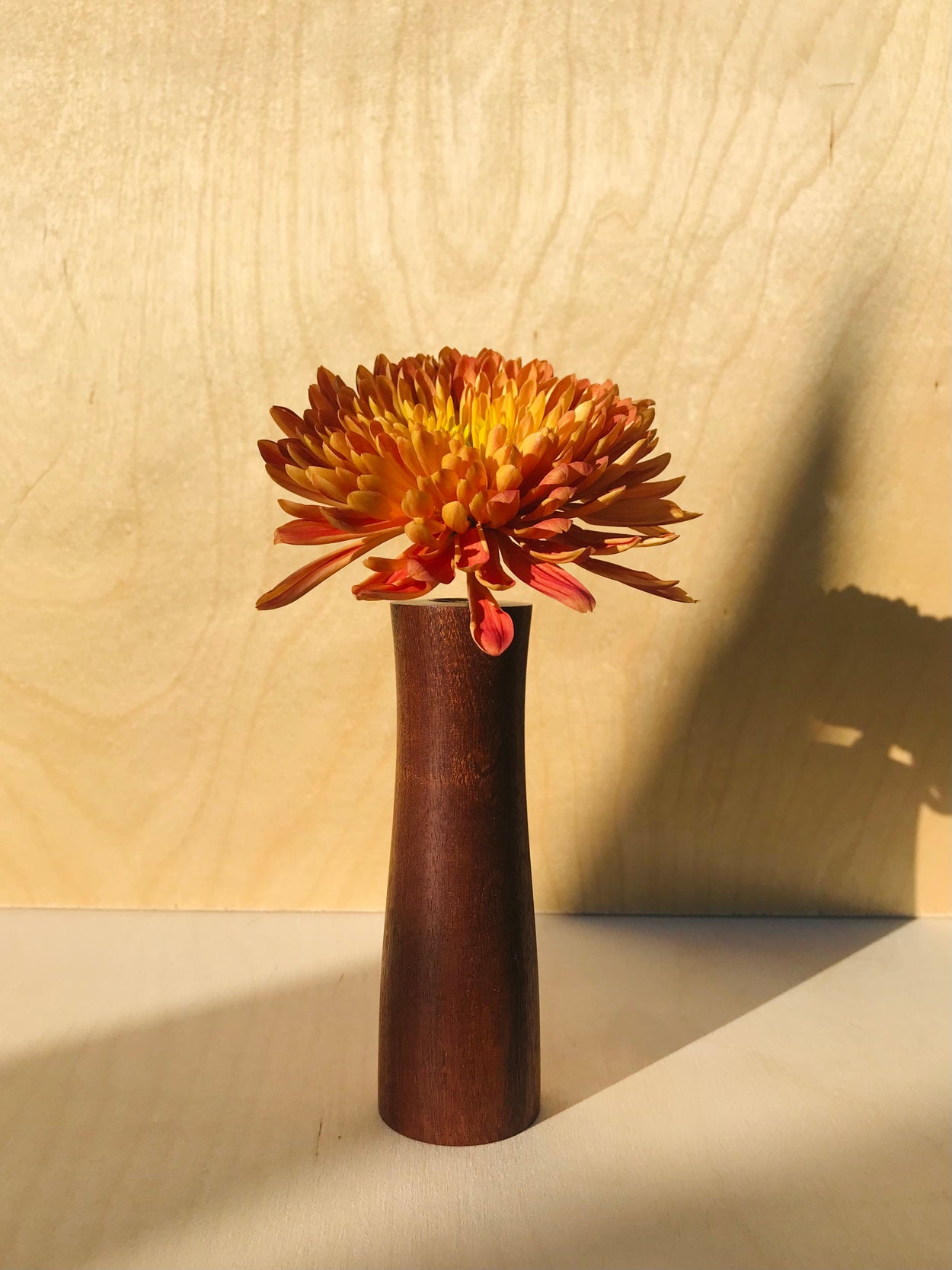 DELGADO WOOD BUD VASE - PETIT | AFRICAN SAPELE